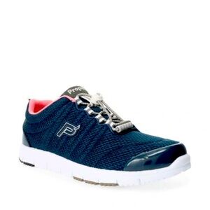 New Propet travelwalker II womens walking shoes navy melon.
